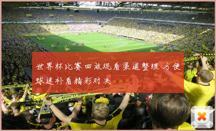 世界杯比赛回放观看渠道整理 方便球迷补看精彩对决